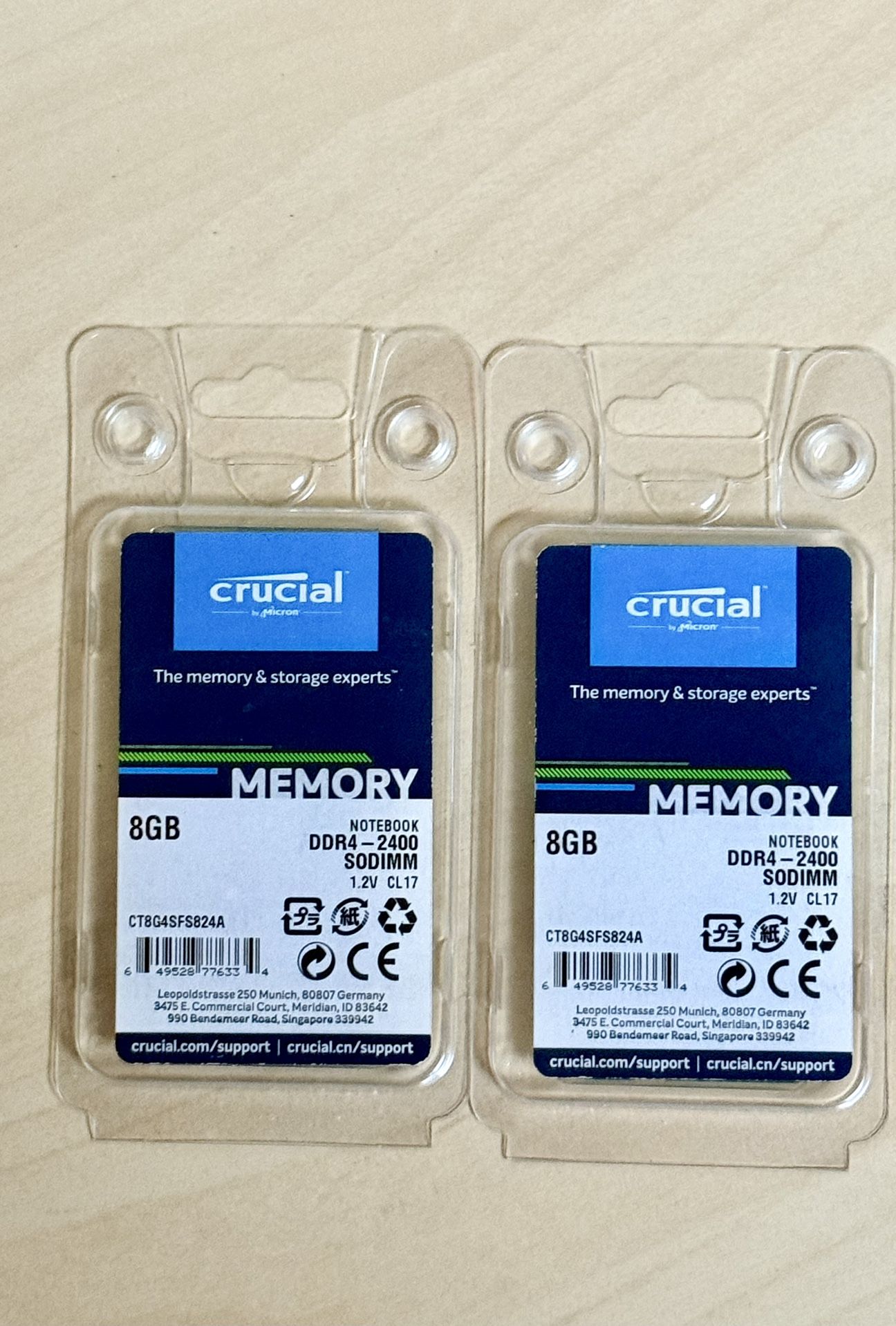 New Laptop 8GB DDR4-2400 SODIMM ( Multiple Items Available)