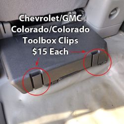 Toolbox Clip for Chevrolet Colorado or GMC Canyon Extended Cab 04-12 Parts Set (2)
