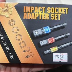 Impact Socket Adapter Set
