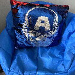 Desk And Bean Bag Chair 