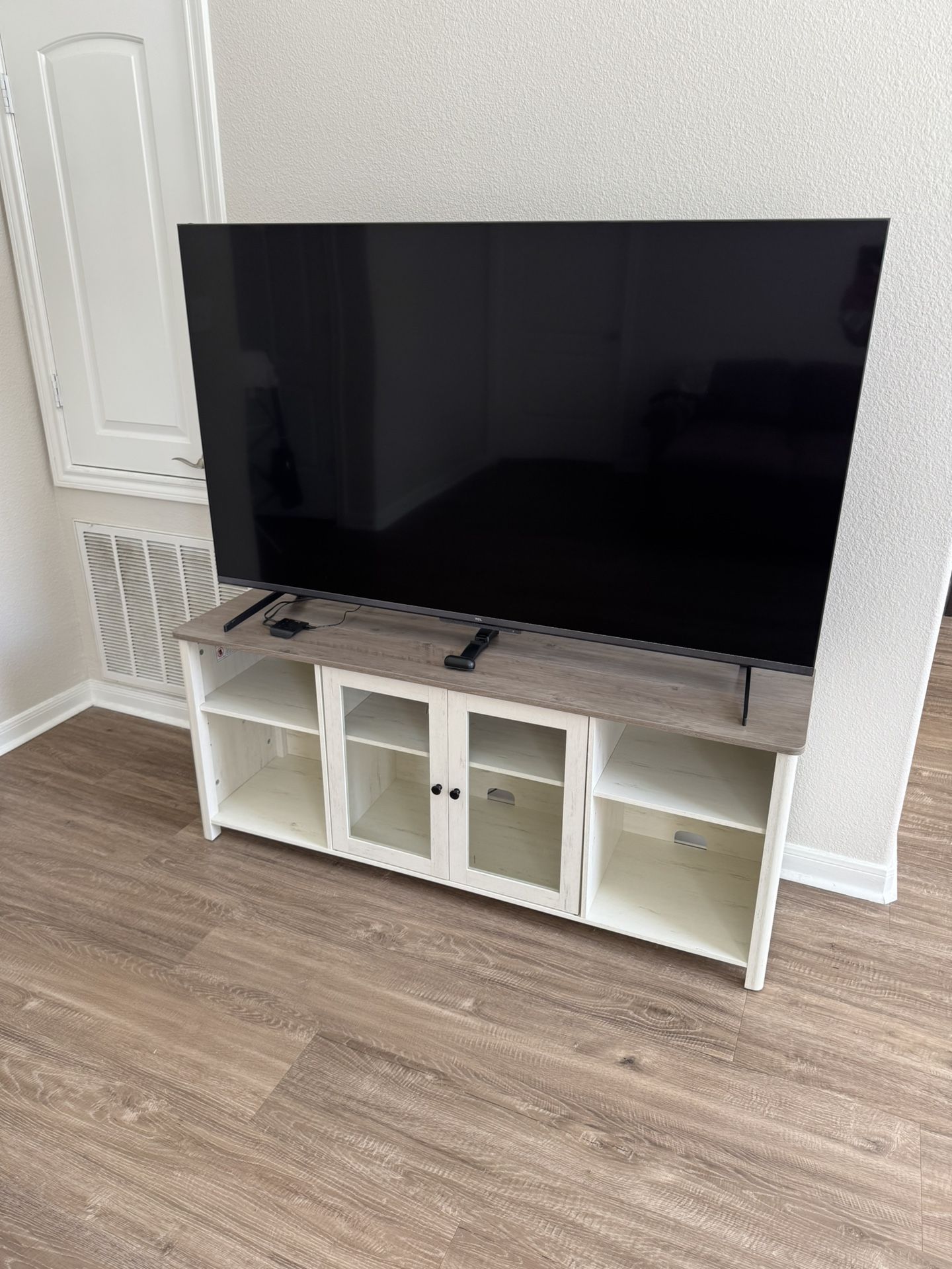 TCL 65" 6-Series 4K QLED Smart Google TV (Model 65R646) + Govee Immersive Backlight with Camera