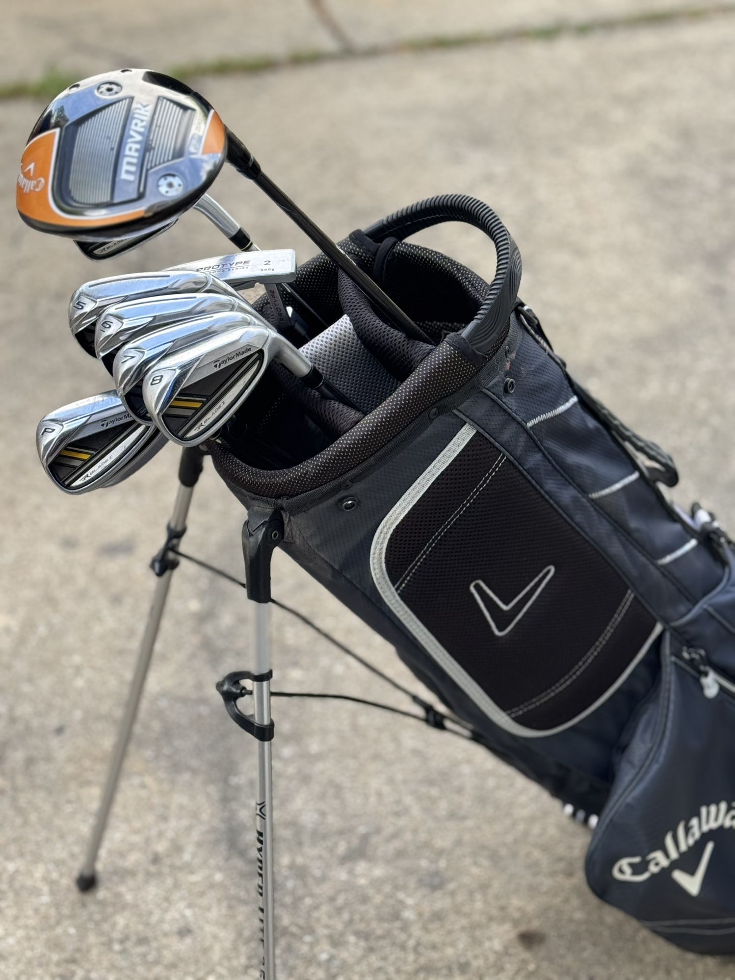 TaylorMade And Callaway Golf Set