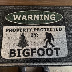 Big Foot Door Mat New 