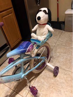 HUFFY, DISNEY FROZEN 16" BIKE WITH CARRIER