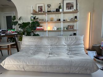 White Togo Inspired Sofa