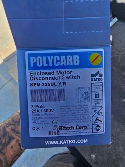 Disconnect Switch 3pole 25A 460v