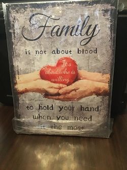Family Quote Decorative Wall Sign