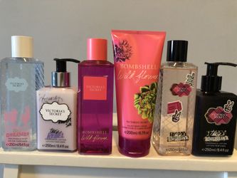 $80 Bundle of Victoria secret fine Mist spray and Lotions it’s 250ml each bottle and pick up Gahanna