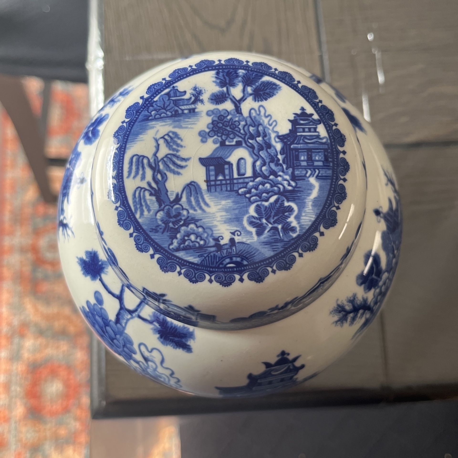 Blue An White China Iron Stone