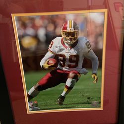 Santana Moss Action Photo Black Picture Frame