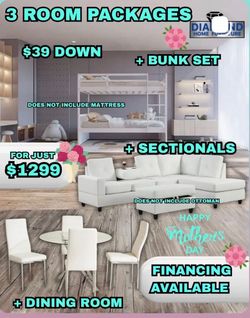 3ROOMS PACKAGE DEAL 👩🏼‍🍼🎁🌺🌺🌺🌺🚛📦