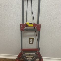 Milwaukee's Foldup Hand Truck Is Light Weight and has a 150 lb. Load capacity.