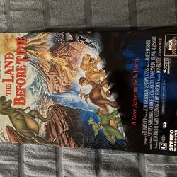 MCA Universal The Land Before Time VHS Don Bluth Animation Adventure Family G