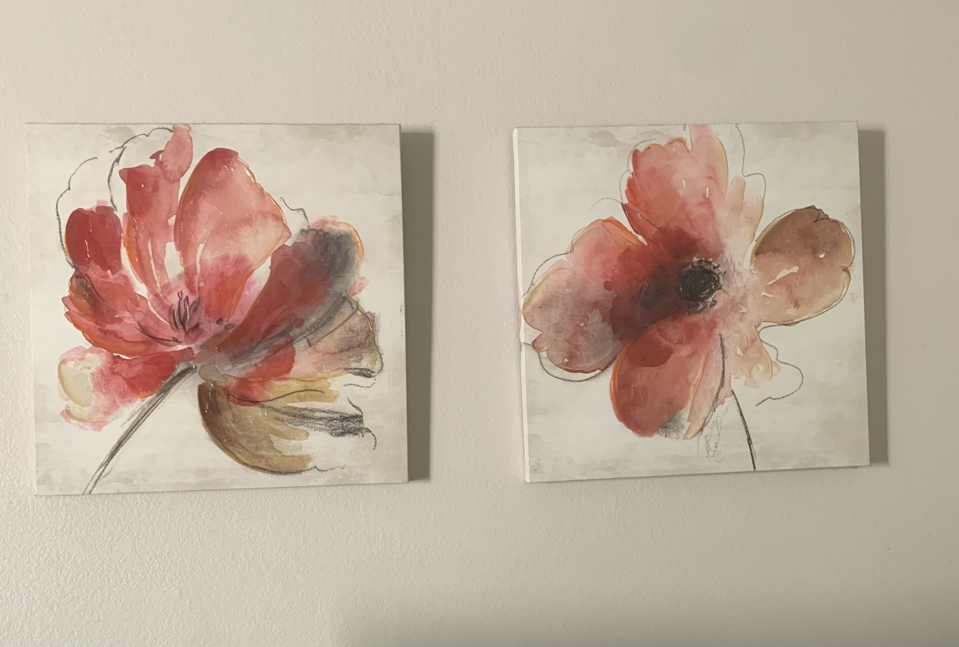 Floral Accent Paintings