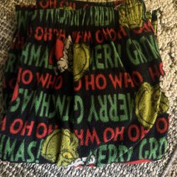 Size M Grinch Pajama Bottoms