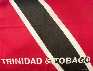 Trinidad & Tobago Flag Bandana 100% Cotton