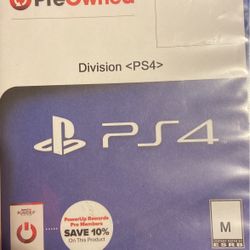 Ps4  Preowned  Division
