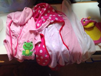 Newborn towels and bath robe