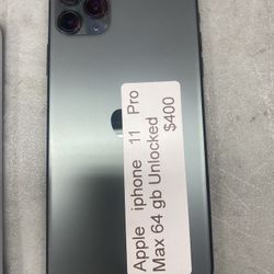 Apple iPhone 11 Pro Max 64 Gb Unlocked Works With Any Carrier And International 