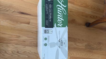 Hunter ceiling fans-white