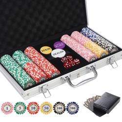 Premium Numbered Poker Chips for Card Board Game New
