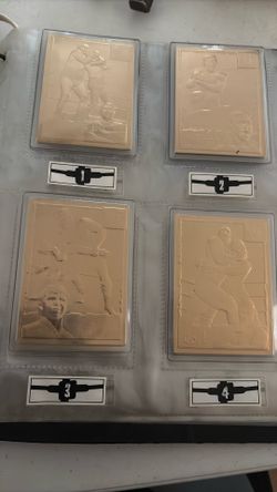 Set Of 4 Danbury Mint 22kt Gold Foil