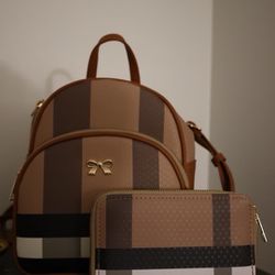backpack + wallet
