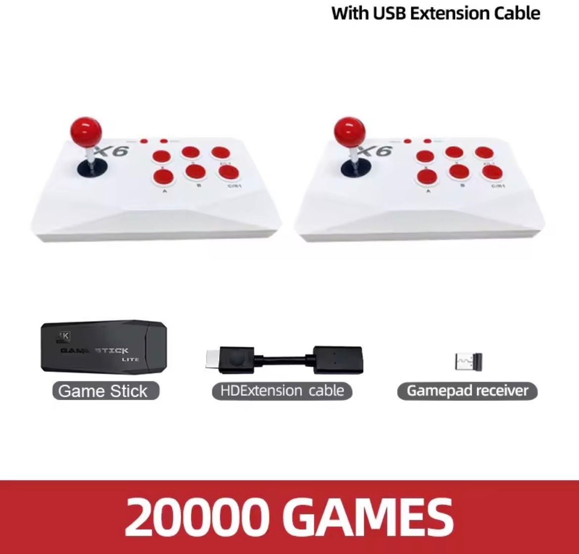 Arcade Video Game Console 4K TV Game Stick