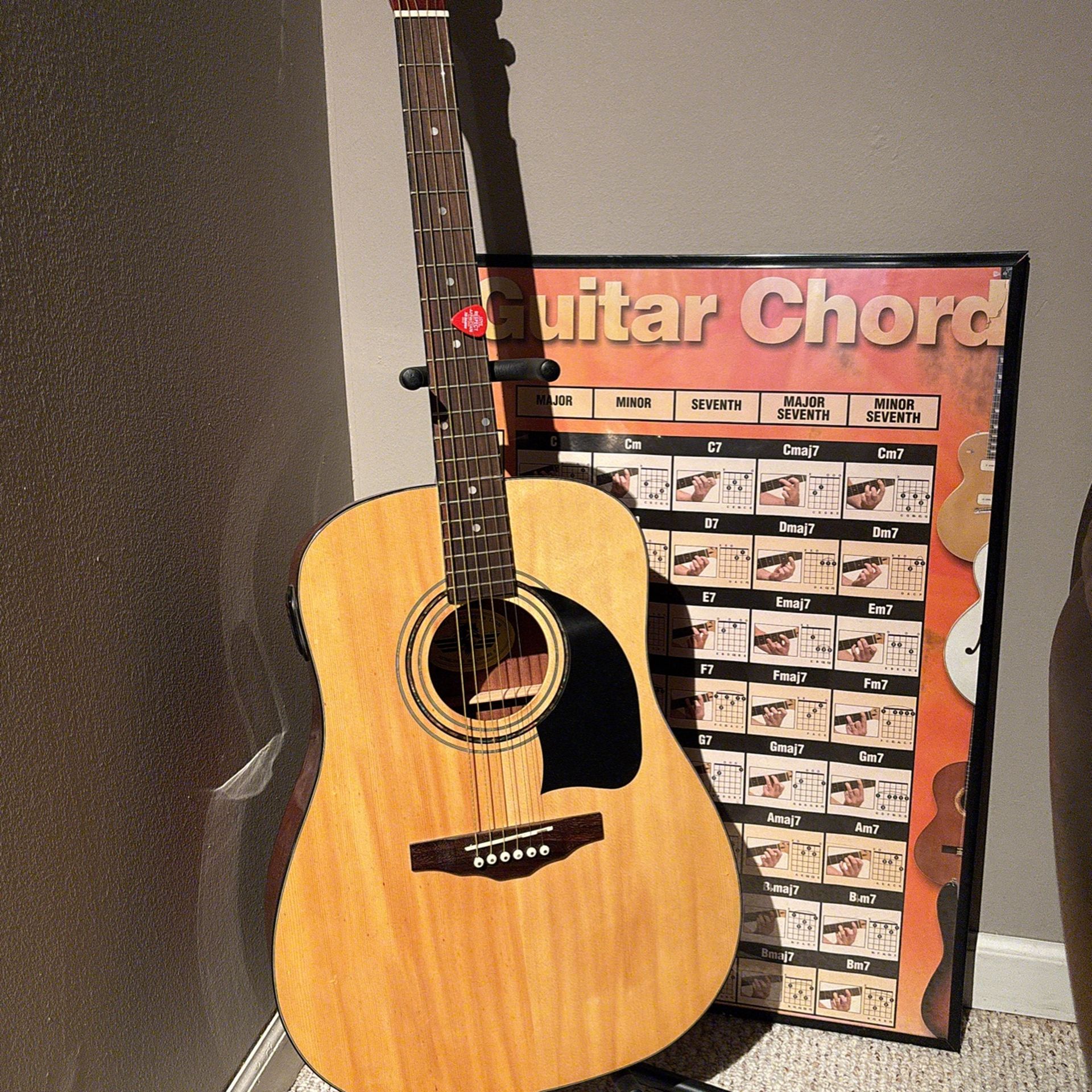 Lyon By Washburn Guitar With Carrying Case
