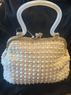 White Plastic 1960s Vintage Change Purses