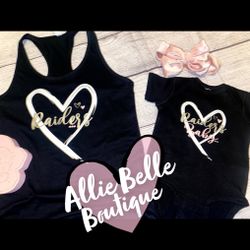 Matching mommy & Baby Raiders Set