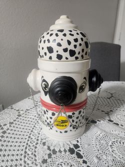 Core & Main Fire Hydrant Ceramic 1 12" Cookie Jar