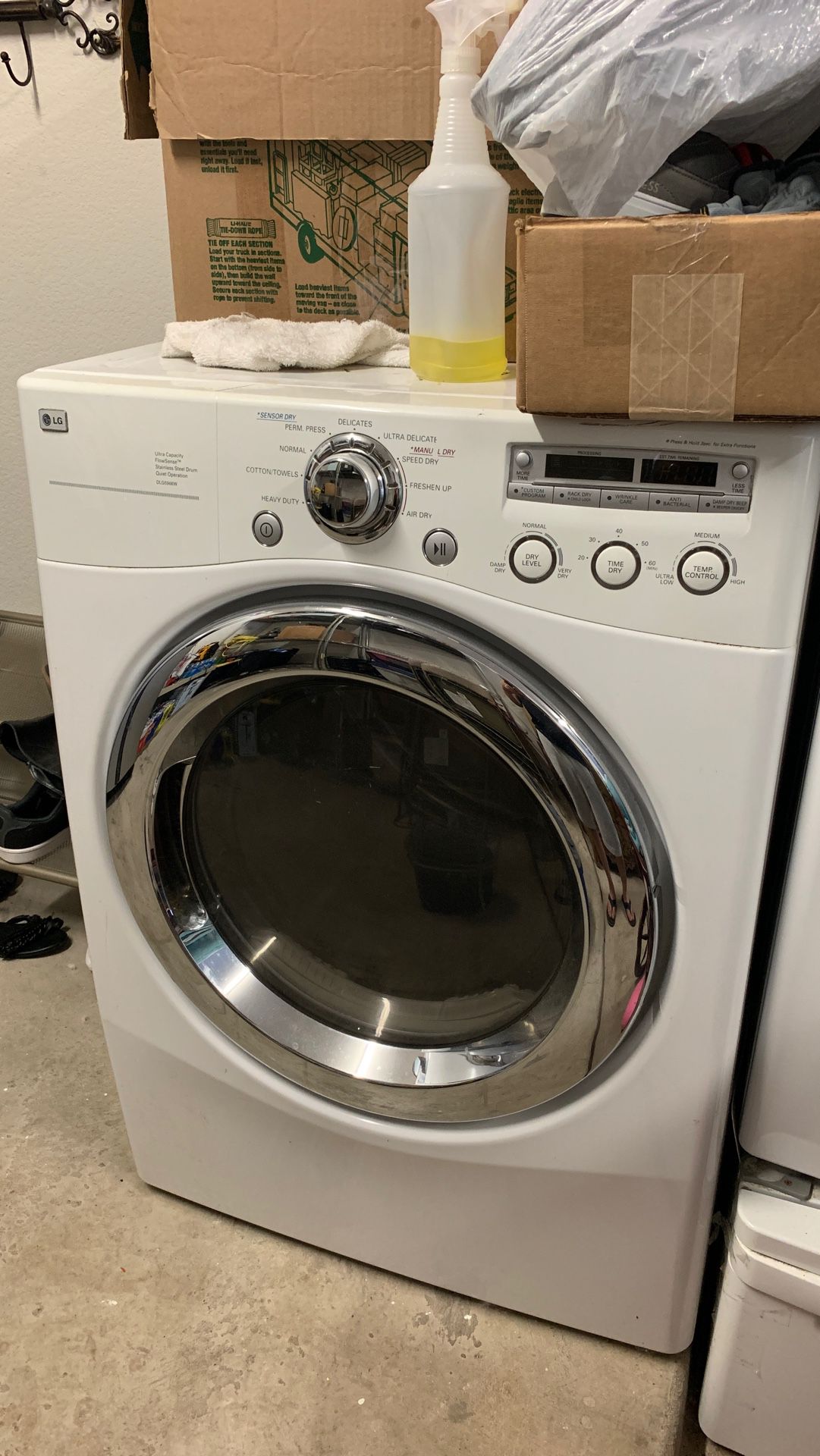 LG washer and gas dryer 500 for both.