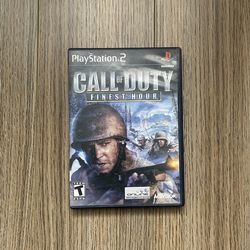Call Of Duty Finest Hour PS2