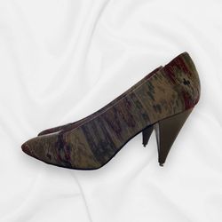 Leather Reed Evins heels