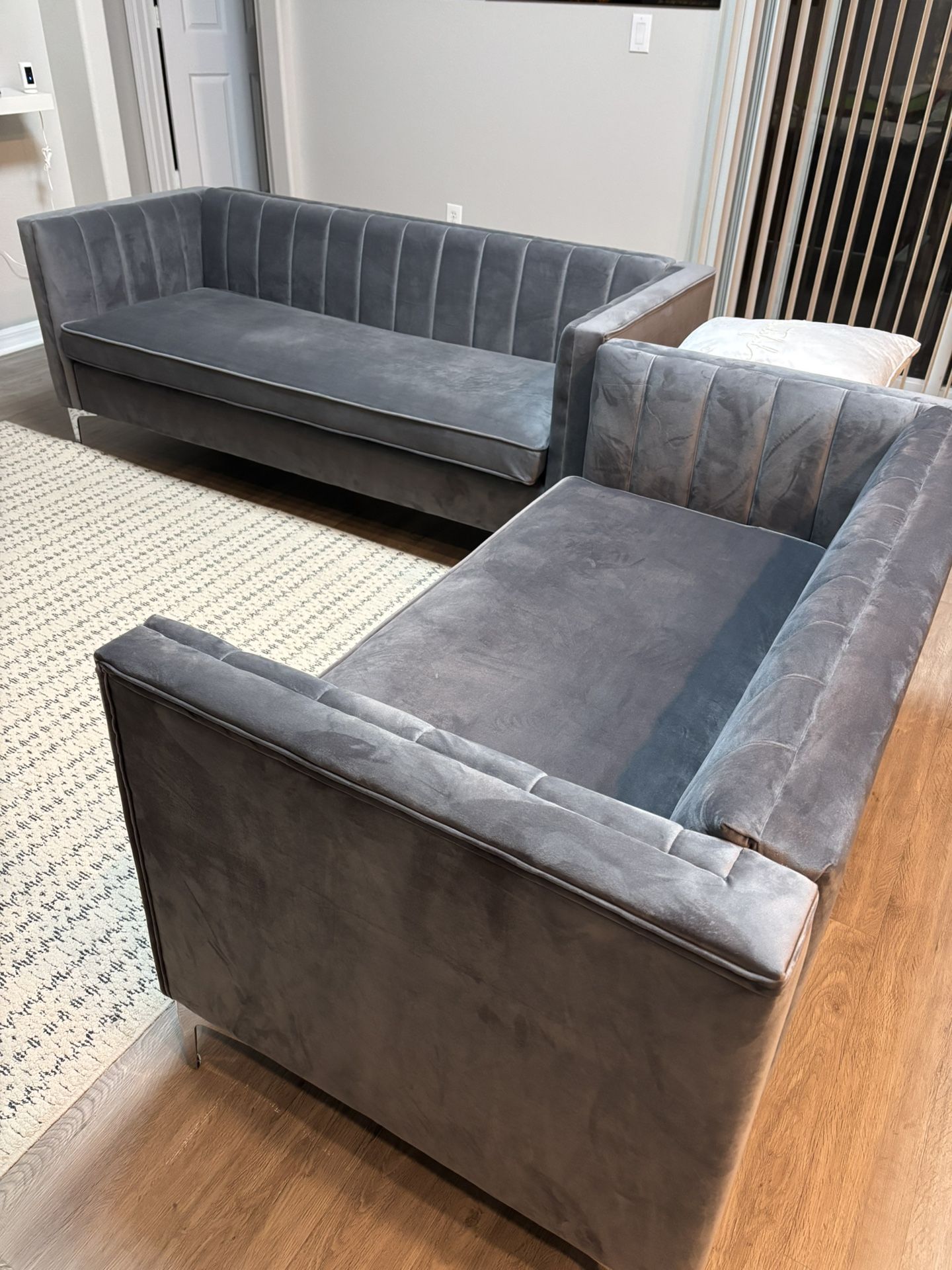 Suede Couches