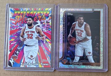 Topps NBA Finals New York Knicks Chrome Flagship Card Lot