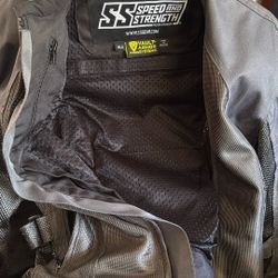 Speed And Strength Armored Biking Jacket Size WLG