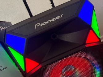 Pioneer Bluetooth Party Speaker with RGB Lights