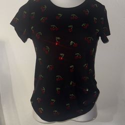 Rhinestone Cherry Top