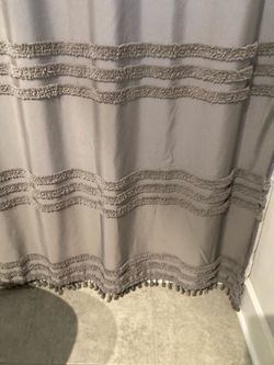 New 84 inch shower curtain with new liner