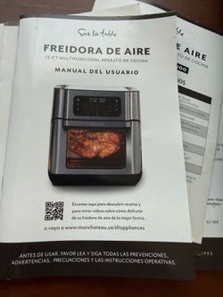 Sur la table freidora de aire