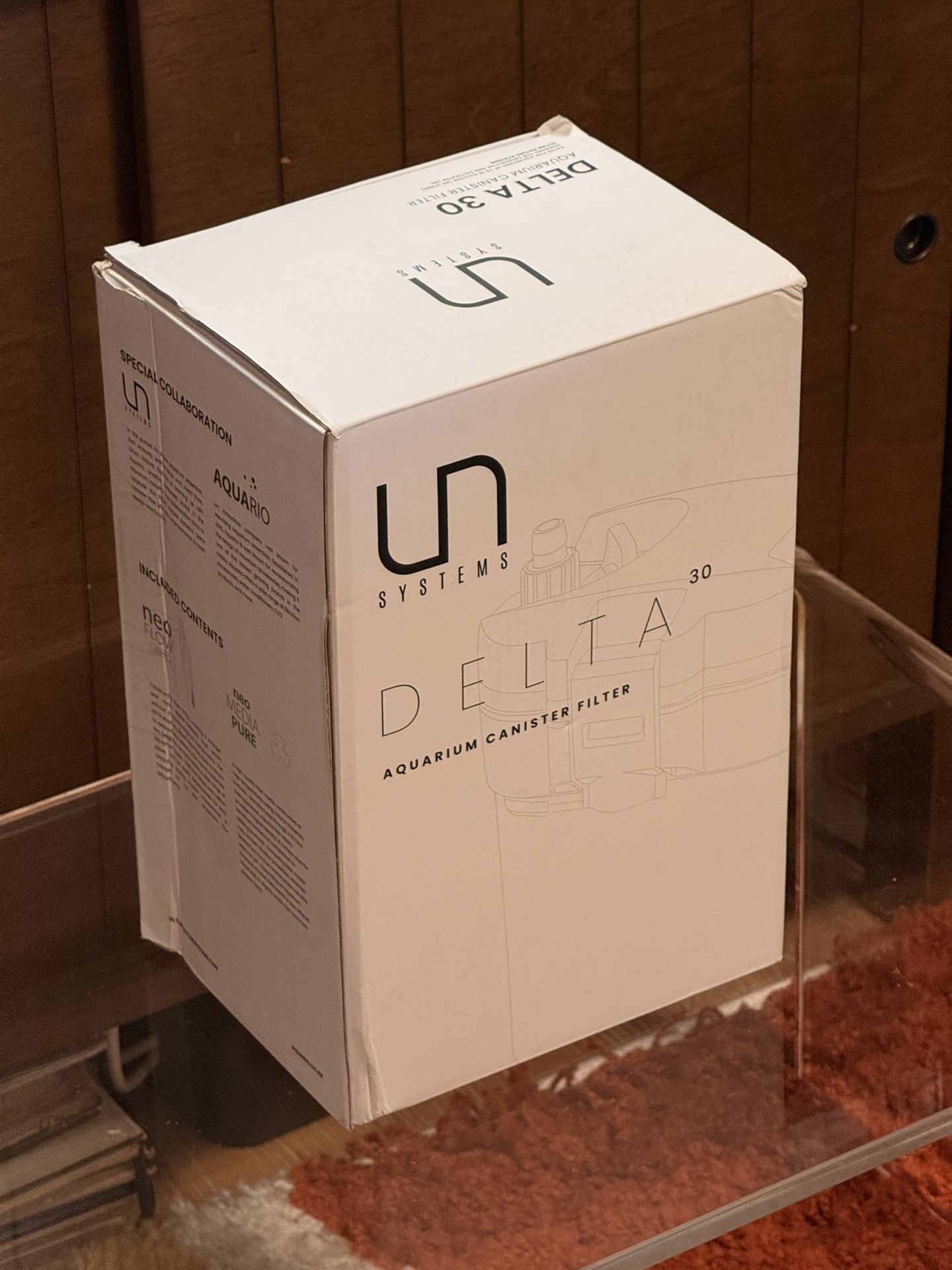 UNS Delta 30 Canister Filter for Aquariums - 2 Stage External Fish Tank Filter