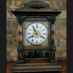 Antique Haas German Mantle Clock