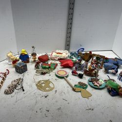 VTG Lot Christmas Ornaments Assortment #T4