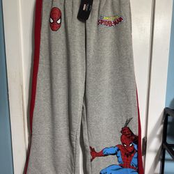 Marvel Spiderman Sweatpants Size Large In Women’s