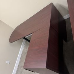 Office Furniture Desks and Falling Cabinets