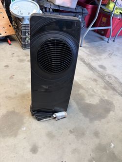 Black Tower Fan with Power Cord
