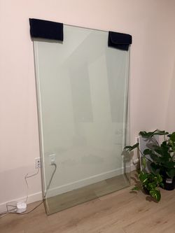 Tempered Glass Large Frameless table top