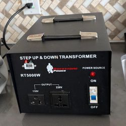 5000 Watt Voltage Converter Transformer - Heavy Duty Step Up/Down AC 110V/120V/220V/240V Power Converter - Circuit Breaker Protection – DC 5V USB Port